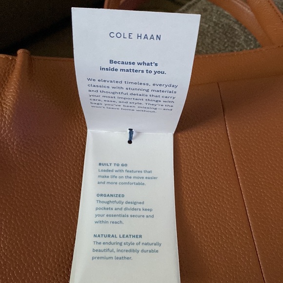 Cole Haan Grand Series Leather Bucket Bag - Picture 11 of 11